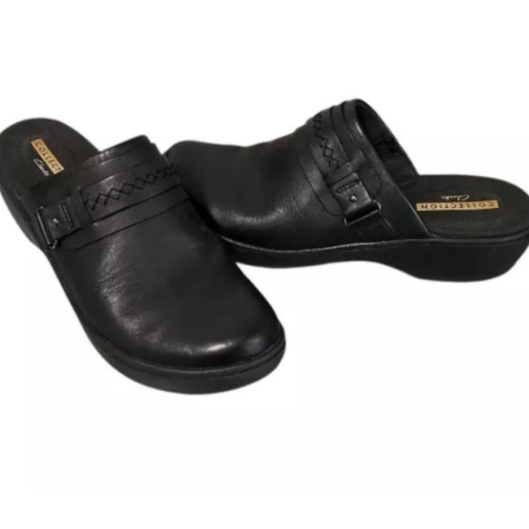 Clarks Delana Amber Clog Black size 10 - Picture 1 of 10
